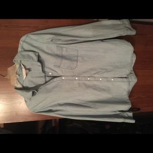Old navy chambray shirt worn once.